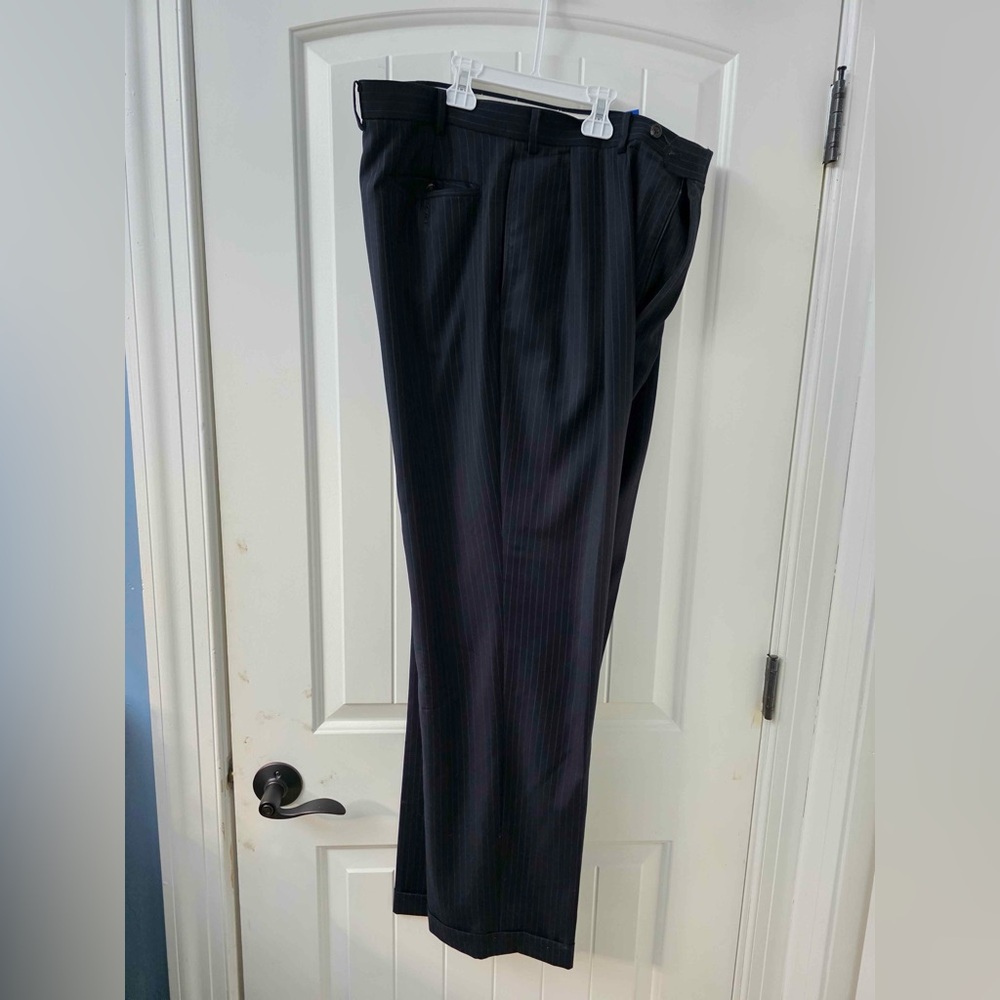 Lauren Ralph Lauren Black Pinstripe Men's Pants